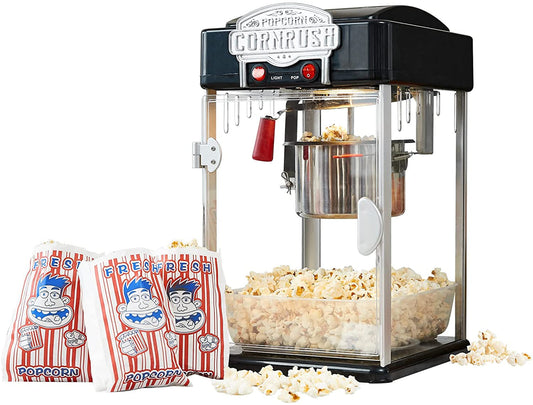 Get Your Movie Night Started with This Retro 4 OZ Popcorn Popper! 🍿✨ Perfect for Theater-Style Snacking! #PopcornLovers #HomeTheater