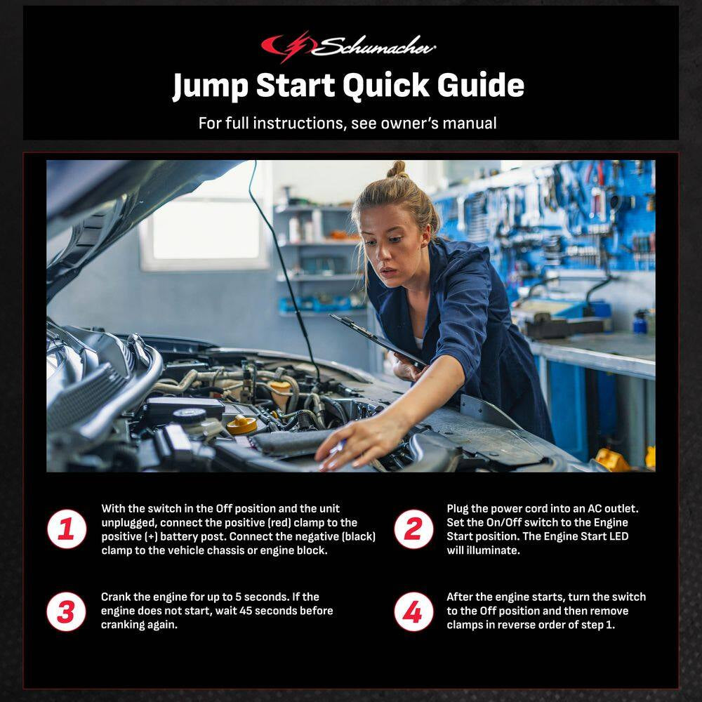 Power Up Your Ride with the Ultimate Wheeled 150A Car Battery Charger and Engine Starter - Fast 20A Boost for All Your Automotive and Marine Needs
