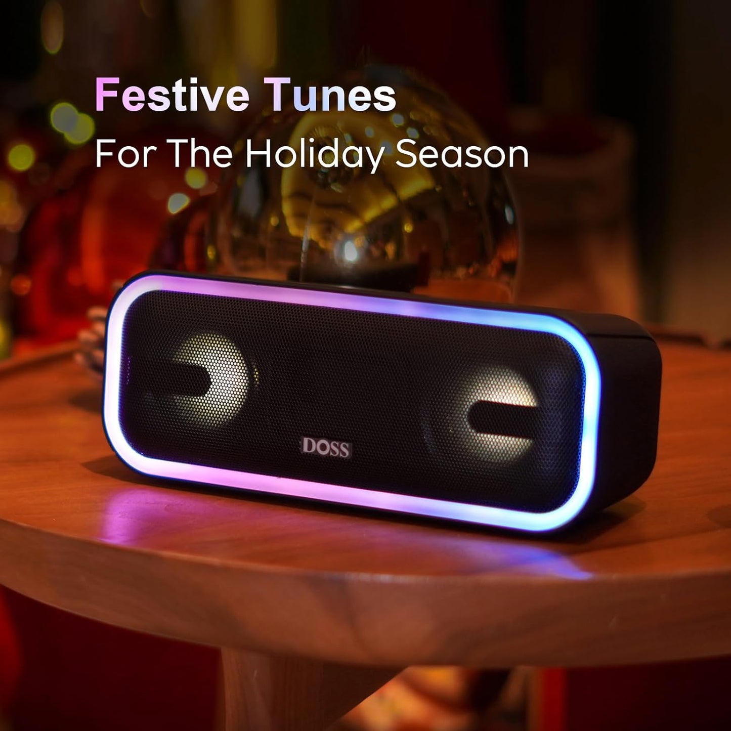 Unleash Your Sound Experience with the SoundBox Pro+ Bluetooth Speaker - 24W Immersive Stereo Sound, Booming Bass, IPX6 Waterproof, and 15 Hours of Playtime - Perfect for Parties and Outdoor Adventures!