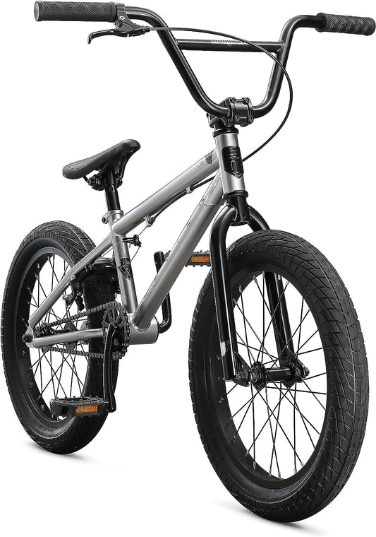 Legion Kids Freestyle Sidewalk BMX Bike, Beginner Riders, Boys and Girls, 16-20-Inch Wheels, Hi-Ten Steel Frame, Micro Drive BMX Gearing