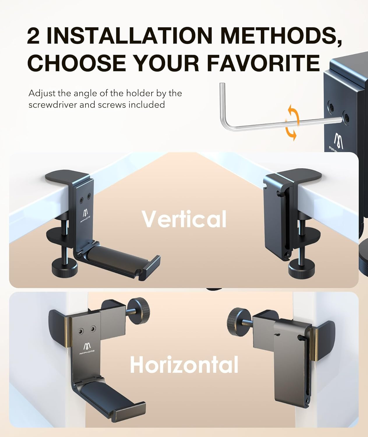 🎧 Elevate Your Setup! 🎧 Check out this Foldable Headphone Hook - the perfect under-desk hanger for gamers and office warriors! 🖥️✨ Plus, it keeps your cables organized! 🌀 #GamingGear #DeskOrganization #HeadphoneHolder