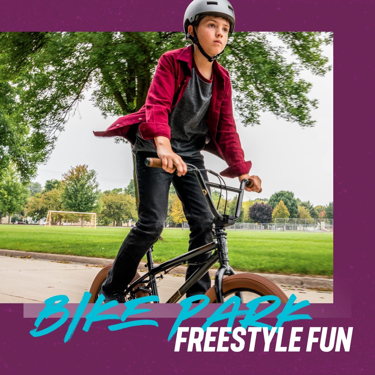 Legion Kids Freestyle Sidewalk BMX Bike, Beginner Riders, Boys and Girls, 16-20-Inch Wheels, Hi-Ten Steel Frame, Micro Drive BMX Gearing
