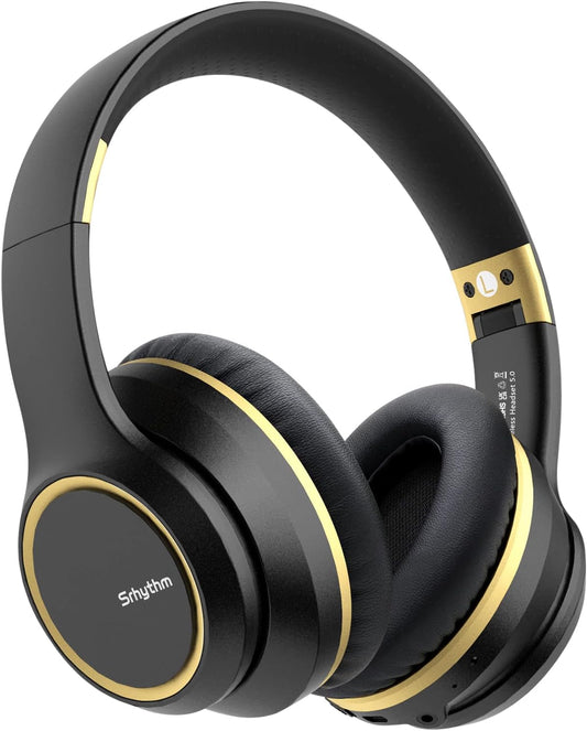 NC15 Noise Cancelling Headphones Bluetooth Over-Ear Headset with Mic for Teens, Adults Online Class/Home Office/Tv/Pc/Phone
