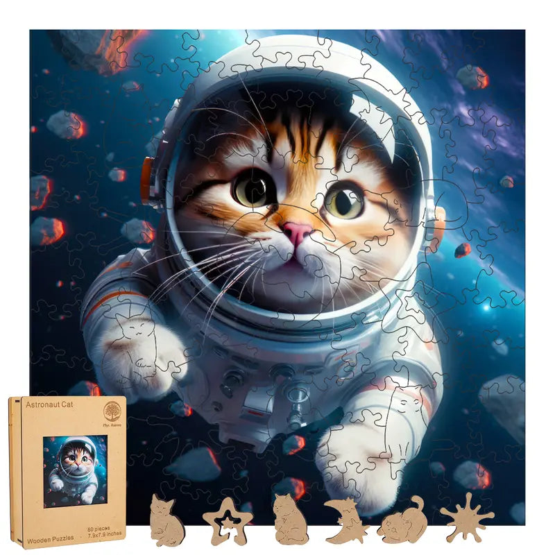 Snake Eye Mys Aurora Wooden Jigsaw Puzzle for Kids and Adults 200 500 Pcs Unique Shape Nice Box Packing Fun Challenging Brain Exercise Family Game Creative Gift for Friends Parents Grandparents Multicoloured