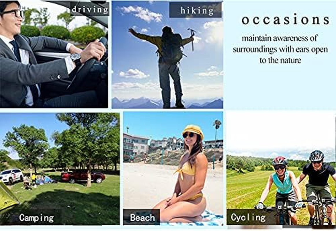 Smart Audio Bluetooth Music Sunglasses with Speakers Polarized & Oversized Lenses