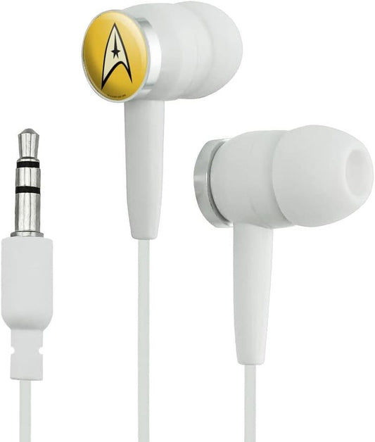 Star Trek Command Shield Novelty In-Ear Earbud Headphones