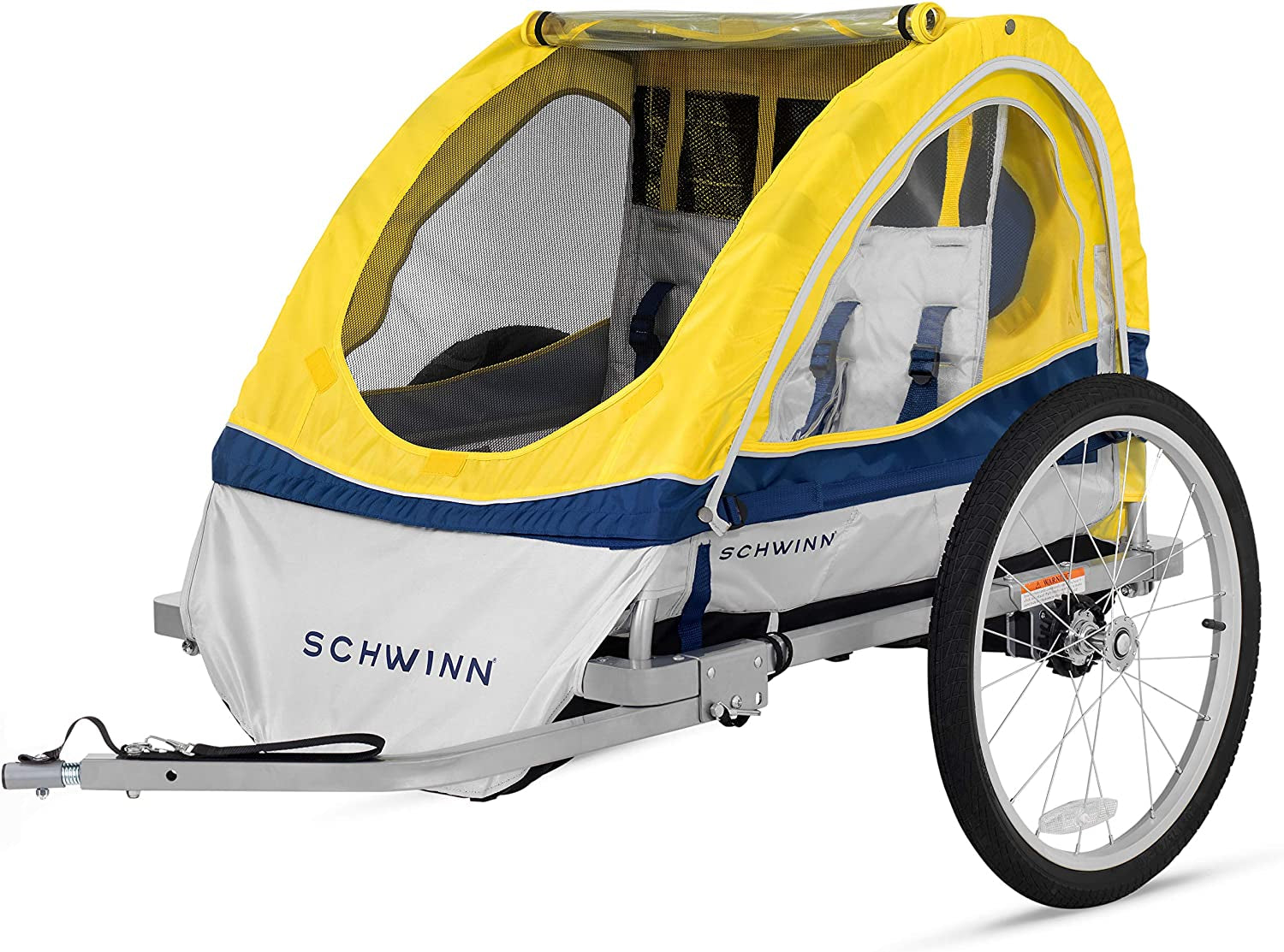 🌟 Ready for Adventure? 🚴‍♂️ Meet the Joyrider Echo & Trailblazer Child Bike Trailer!🛡️ Choose single or double seats, smooth rides with 16/20" air-filled tires! 🐞 Includes bug screen & weather shield! #FamilyFun #BikeAdventures